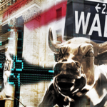 Foto av Wall Street oksen ifbm Pensum sitt markedssyn.